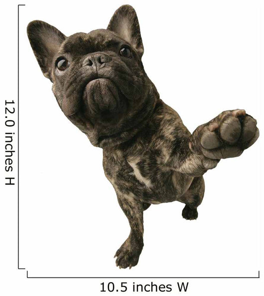 Dog With Paw Raised Wall Decal