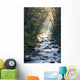 Smoky Mountains river in fall Wall Mural