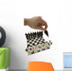 Chess Being Played With Little People Wall Mural