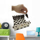 Chess Being Played With Little People Wall Mural