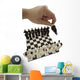 Chess Being Played With Little People Wall Mural