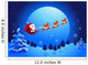 Christmas Night and Santa Claus Wall Mural
