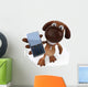 Dog and Cellphone Wall Decal