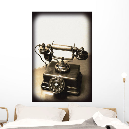 Old-Fashioned Telephone Wall Mural