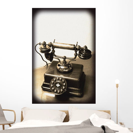 Old-Fashioned Telephone Wall Mural