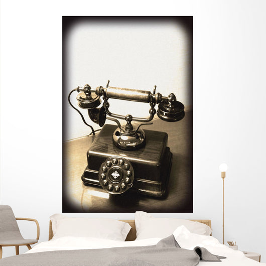 Old-Fashioned Telephone Wall Mural