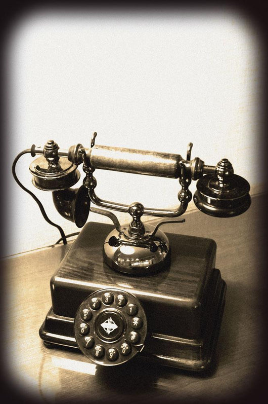 Old-Fashioned Telephone Wall Mural