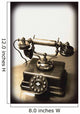 Old-Fashioned Telephone Wall Mural