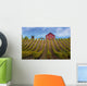 Red Farmhouse Wall Decal