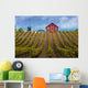 Red Farmhouse Wall Decal