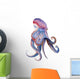 Purple Watercolor Octopus Wall Decal
