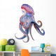 Purple Watercolor Octopus Wall Decal