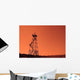 Oil Derrick during Sunset Wall Decal