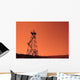 Oil Derrick during Sunset Wall Decal