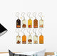 Thanksgiving Collection of tags. Wall Decal
