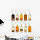 Thanksgiving Collection of tags. Wall Decal