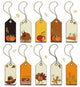 Thanksgiving Collection of tags. Wall Decal