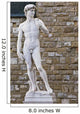 Michelangelo's David # 3 Wall Mural