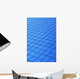 Symmetrical Pattern Of Blue Squares Wall Mural