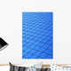 Symmetrical Pattern Of Blue Squares Wall Mural