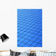 Symmetrical Pattern Of Blue Squares Wall Mural