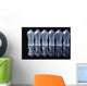 Six Glass Bottles Wall Mural