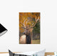 Large Elk In Jasper National Park Alberta Canada Wall Mural