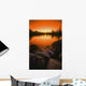 A Pond At Sunset, British Columbia, Canada Wall Mural