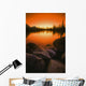 A Pond At Sunset, British Columbia, Canada Wall Mural