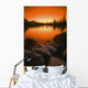A Pond At Sunset, British Columbia, Canada Wall Mural