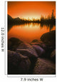 A Pond At Sunset, British Columbia, Canada Wall Mural