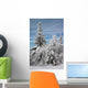 Winter Trees Snow Wall Mural