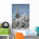 Winter Trees Snow Wall Decal Design 2