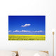 A Field Of Canola Plants Wall Mural