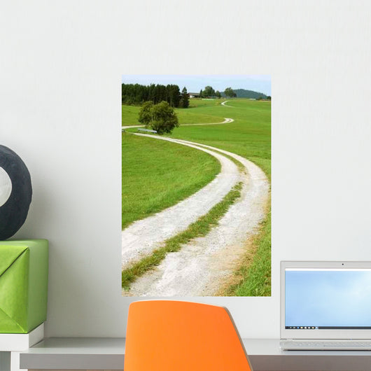 Curved Path Wall Decal