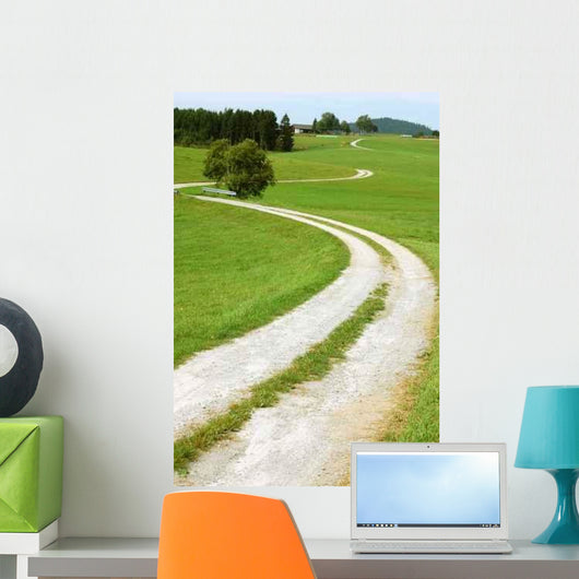 Curved Path Wall Decal