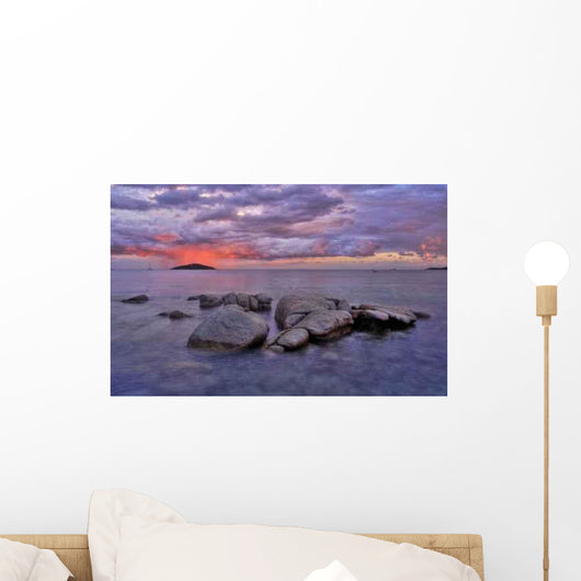 Purple Rain Wall Decal Design 2