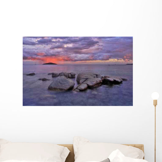 Purple Rain Wall Decal Design 2