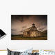 A Simple Wooden Church Wall Mural