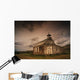 A Simple Wooden Church Wall Mural