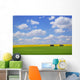 Two Farm Buildings In Vast Meadows Wall Mural