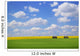 Two Farm Buildings In Vast Meadows Wall Mural