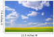 Scenic View Of Meadow And Canola Crop Wall Mural