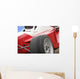 A Close-Up Of A Red Race Car Wall Mural