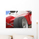 A Close-Up Of A Red Race Car Wall Mural