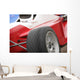 A Close-Up Of A Red Race Car Wall Mural