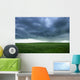 A Cloudy Sky Over A Field, Alberta, Canada Wall Mural