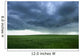 A Cloudy Sky Over A Field, Alberta, Canada Wall Mural