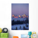 Misty Skyline, Edmonton, Alberta, Canada Wall Mural
