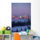 Misty Skyline, Edmonton, Alberta, Canada Wall Mural
